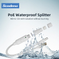 Scodeno Factory Plug & Play Mini Wasserdichter 100M Wasserdichter PoE-Splitter 12V